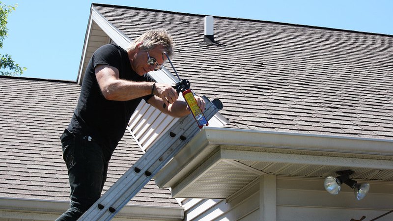 Roof maintenance service performed by professional
